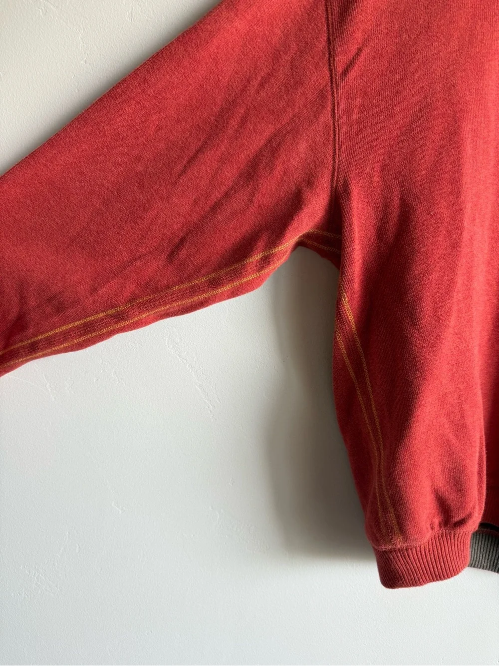 Tommy Bahama Men's Fliprider Abaco reversible V-Neck Sweater Fox Red